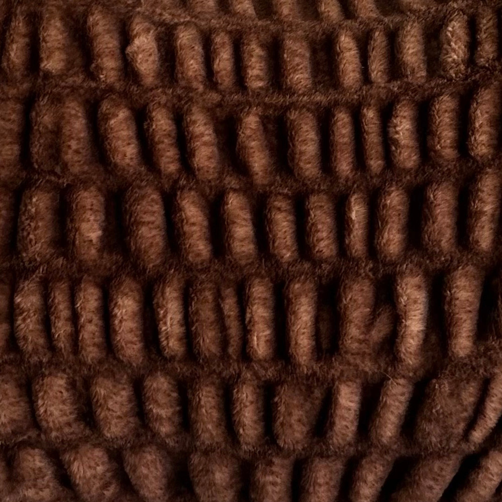 Brown Plush Pelt Faux Fur Luxury Throw Blanket