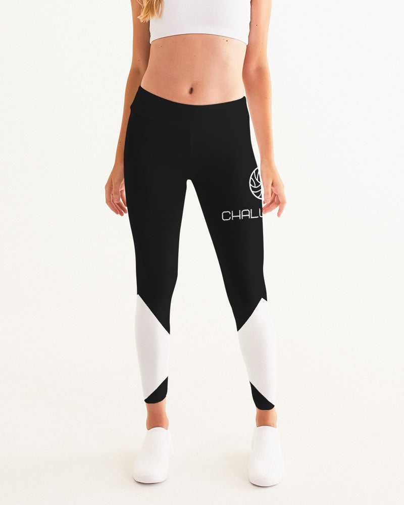 Graphic Chess Black & White Women's Yoga Pants