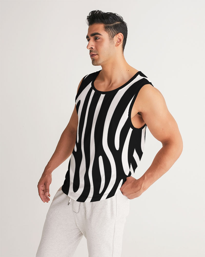 Graphic Zebra Men's Tank Top