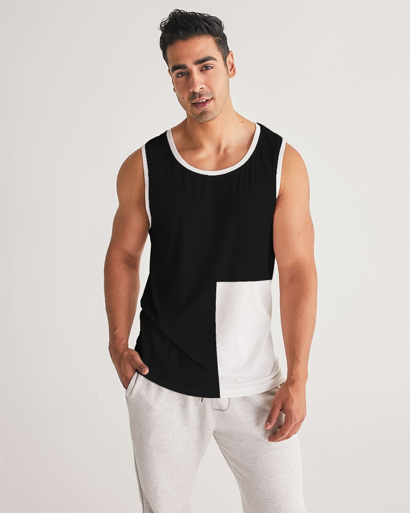 Graphic Chess Black & White Men's Tank Top