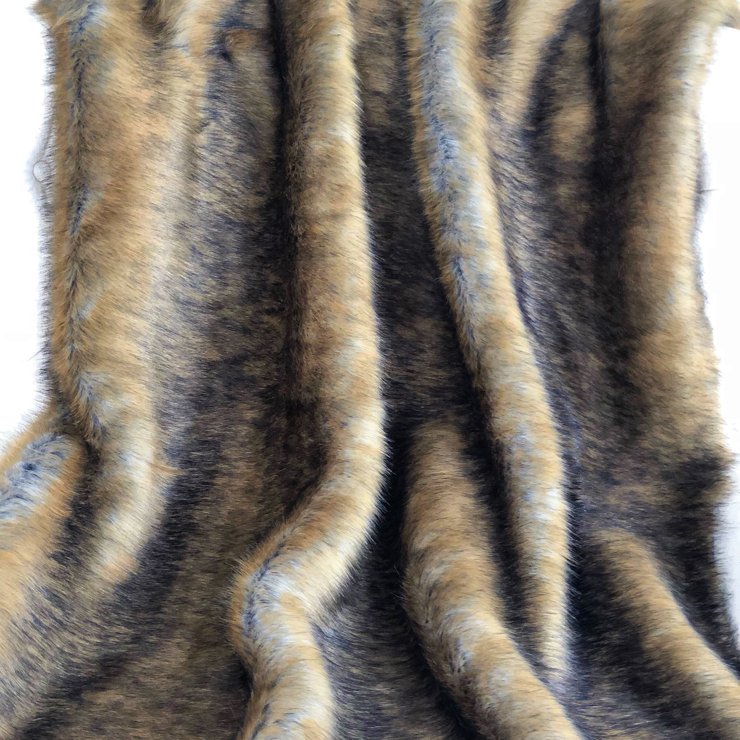 Luxury Grizzly Bear Faux Fur Throw Blanket by Tissavel: Unmatched Softness & Ethical Style