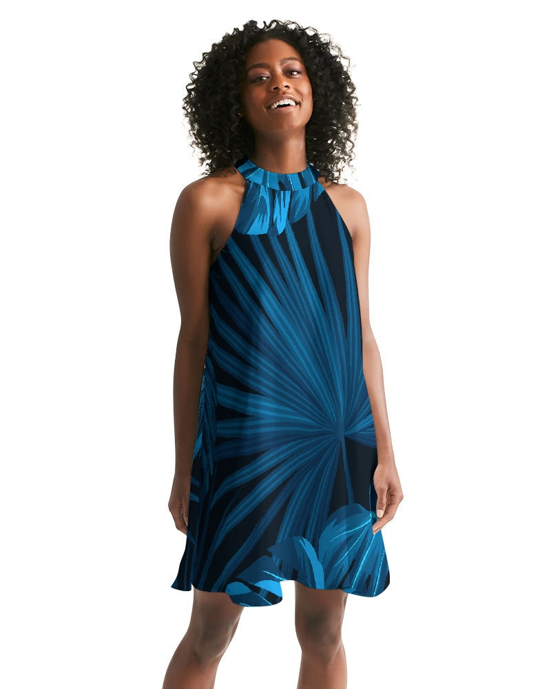 Find Your Coast® Headed South Casual Halter Dress