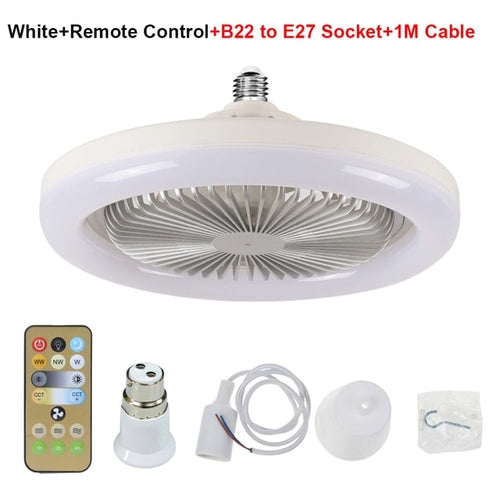 Rotation Way Ceiling Fan  with 3 Wind Modes and Remote Control Functionality