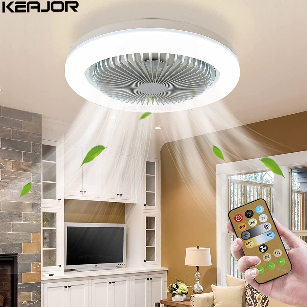 Rotation Way Ceiling Fan  with 3 Wind Modes and Remote Control Functionality