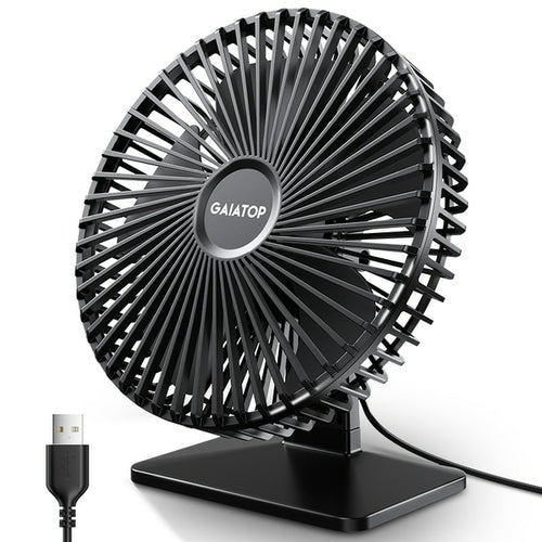 GAIATOP USB Desk Fan - Stay Cool and Comfortable Anywhere