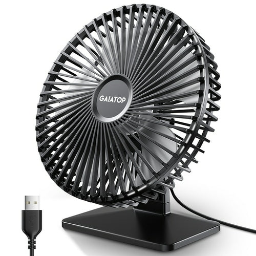 GAIATOP USB Desk Fan - Stay Cool and Comfortable Anywhere