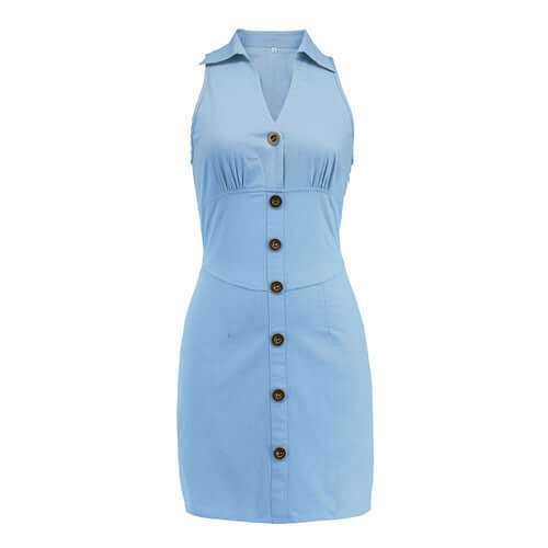 Sleeveless Denim Dress - Upgrade Your Summer Style