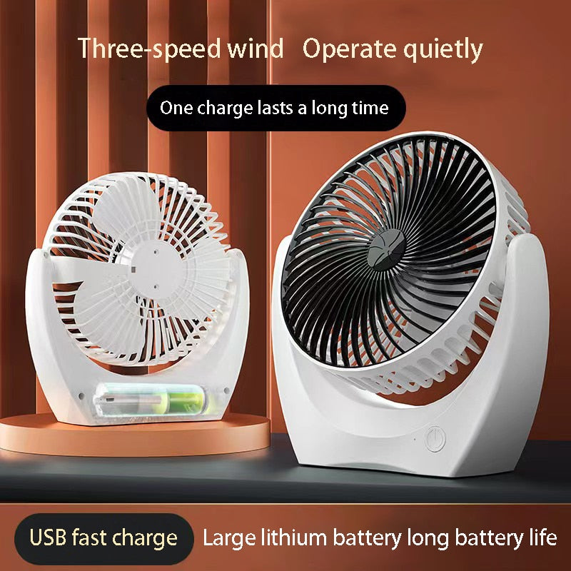 Portable USB Mini Charging Fan