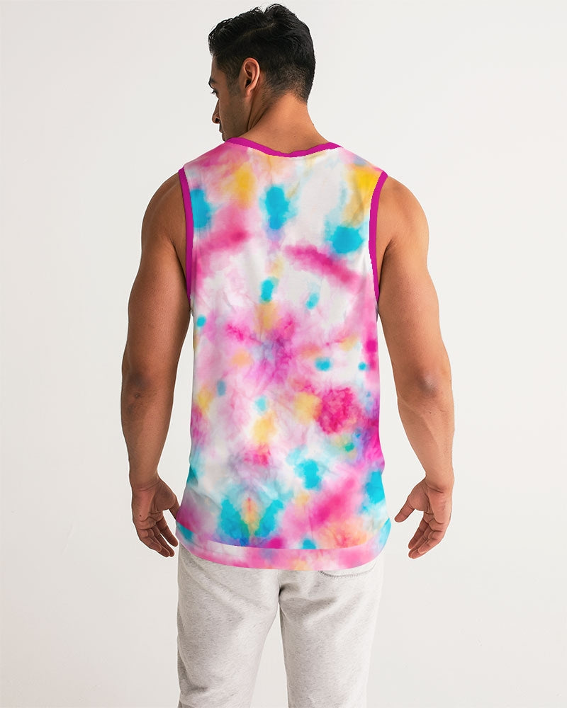 Tie-Dye-For Men's Tank Top: Groovy Comfort & Retro Style