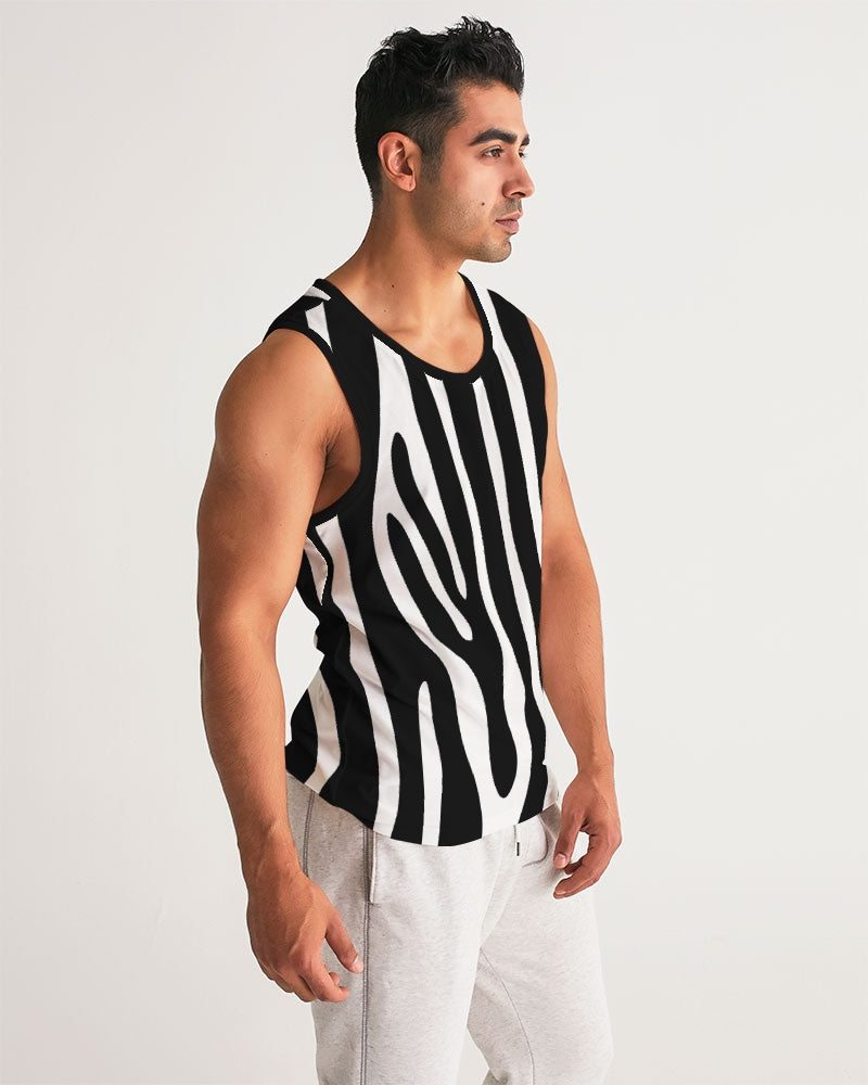 Graphic Zebra Men's Tank Top