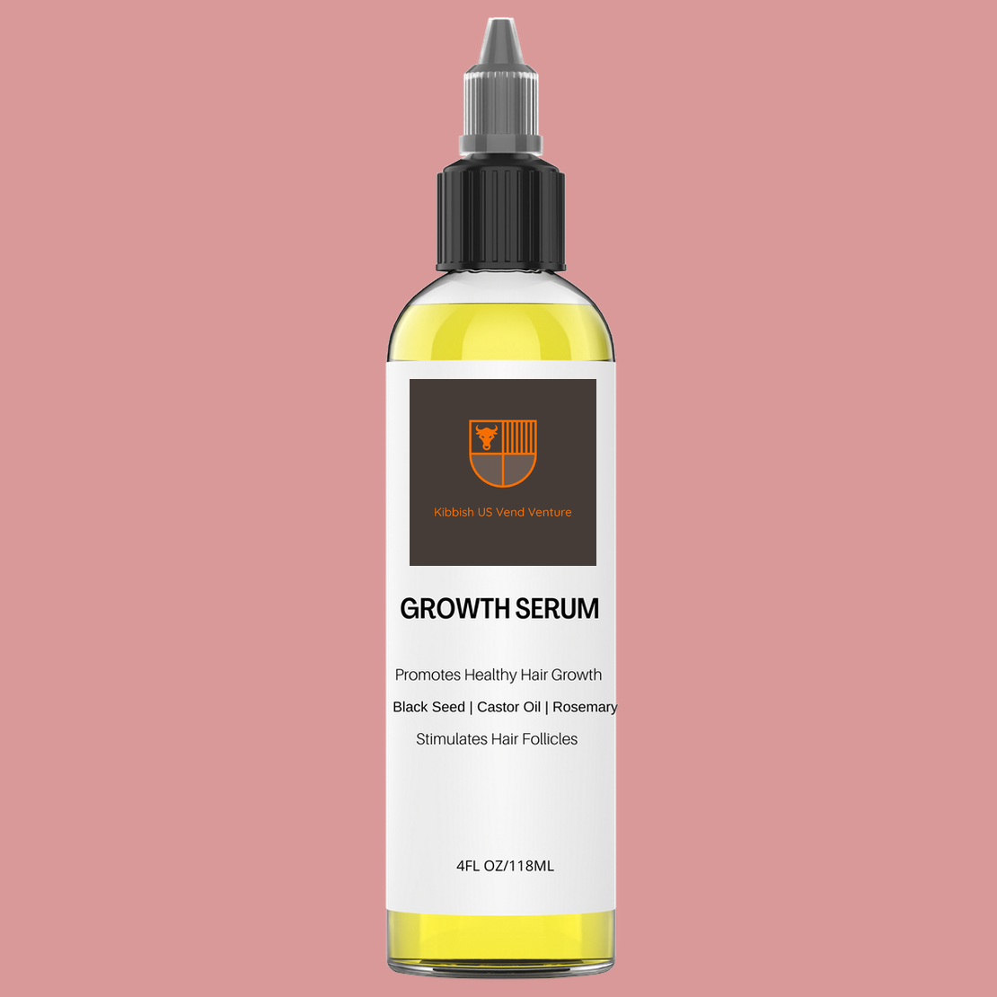 Growth Oil 4oz - Nourish, Repair and Grow Your Hair Naturally - Achieve Lustrous Locks