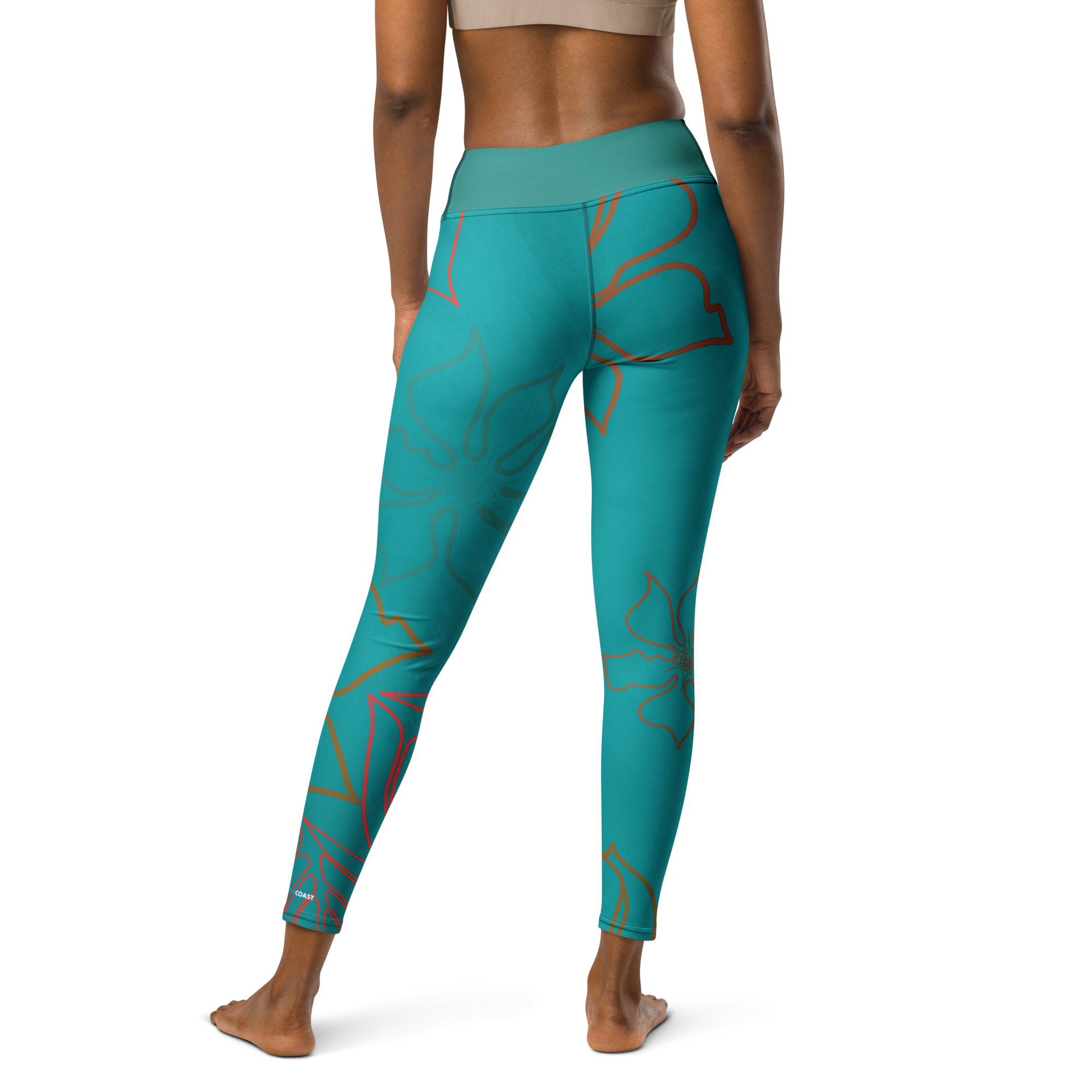 CoastFlex Sport Aloha Full Length Leggings