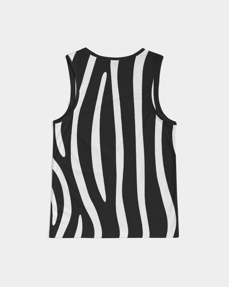 Graphic Zebra Men's Tank Top