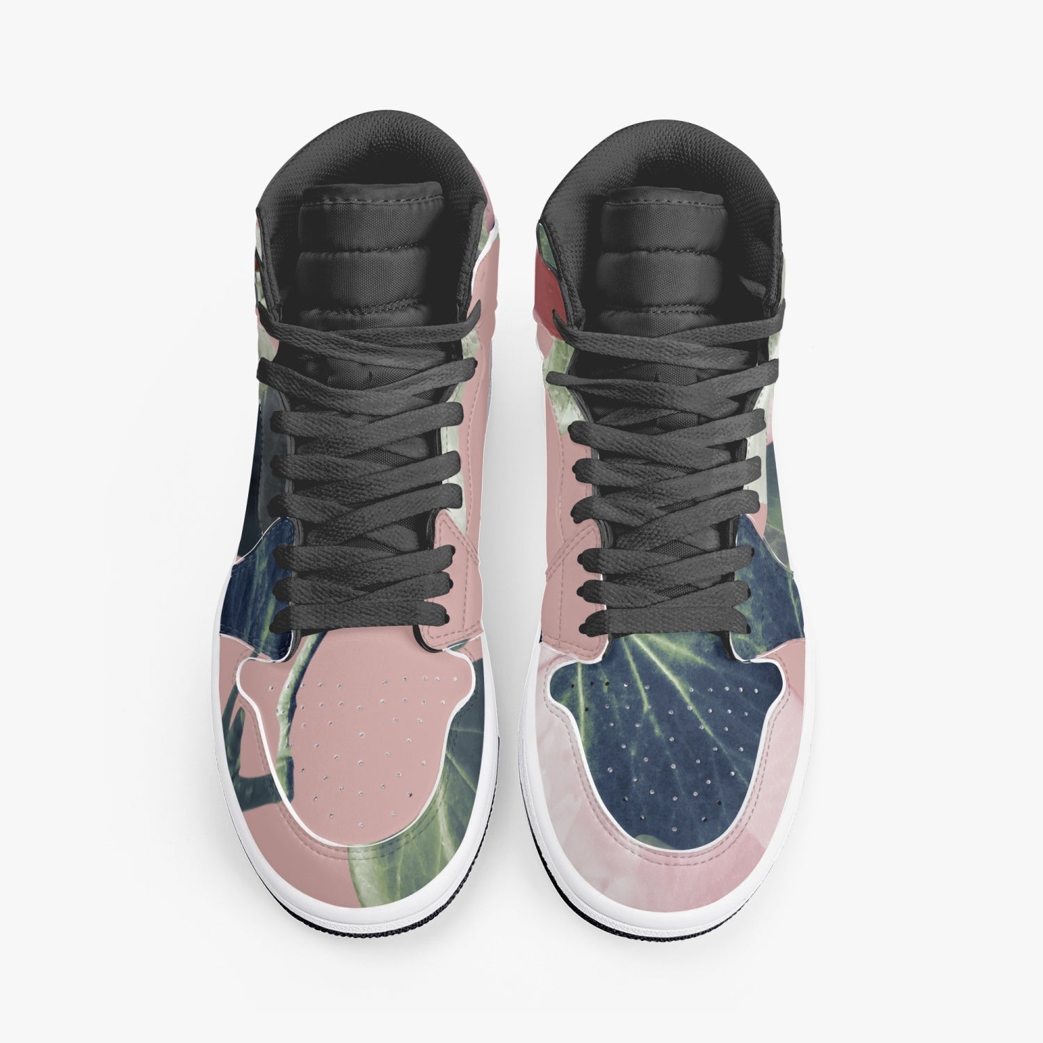 Jacki Easlick Floral Garden High-Top Leather Sneakers