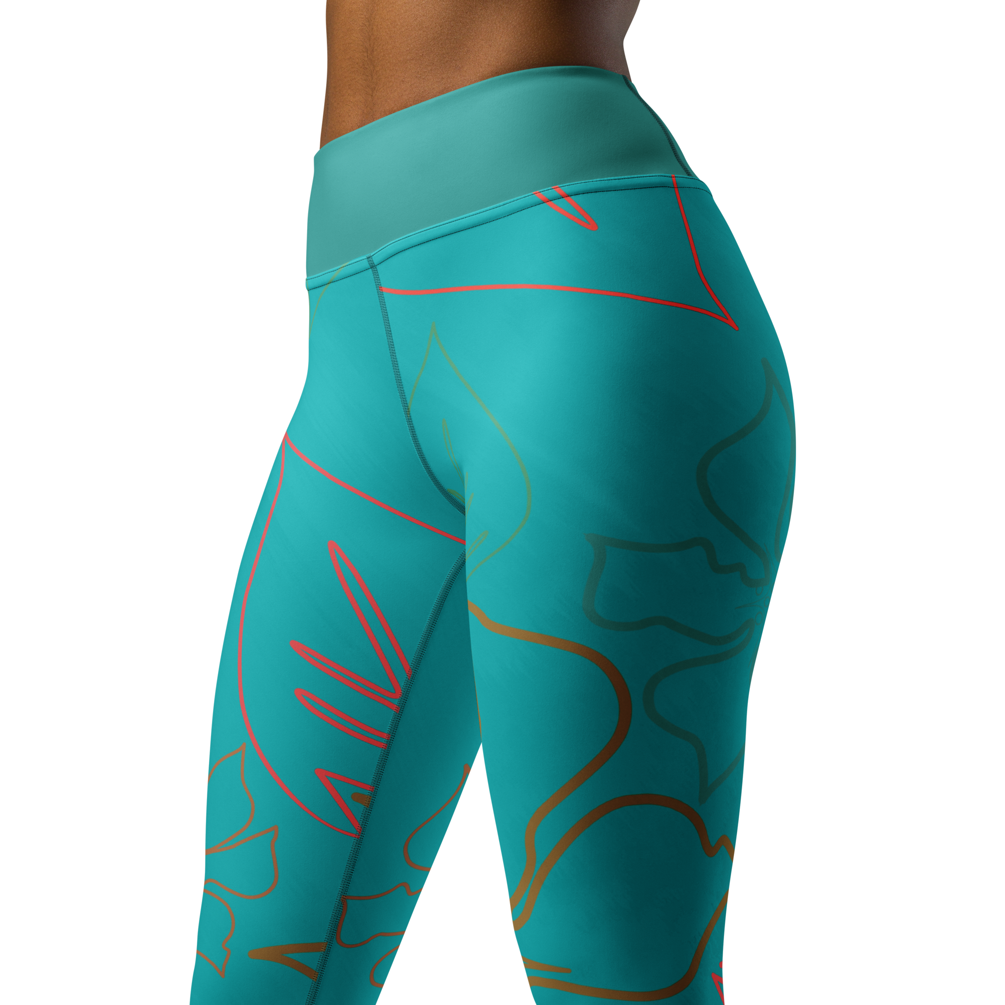 CoastFlex Sport Aloha Full Length Leggings