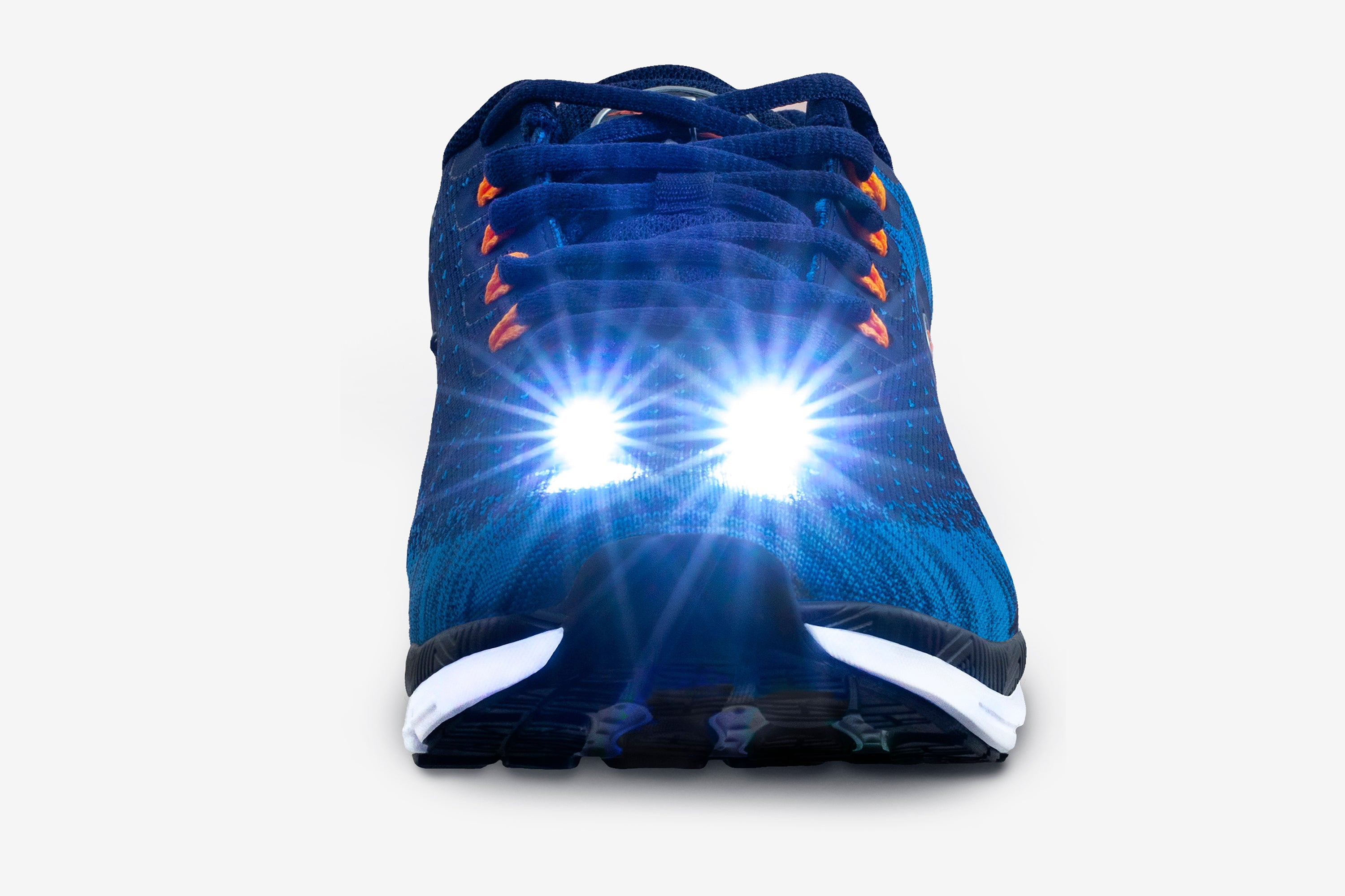 Run Safe, Run Bright: Men's Night Runner Shoes with Built-In Lights