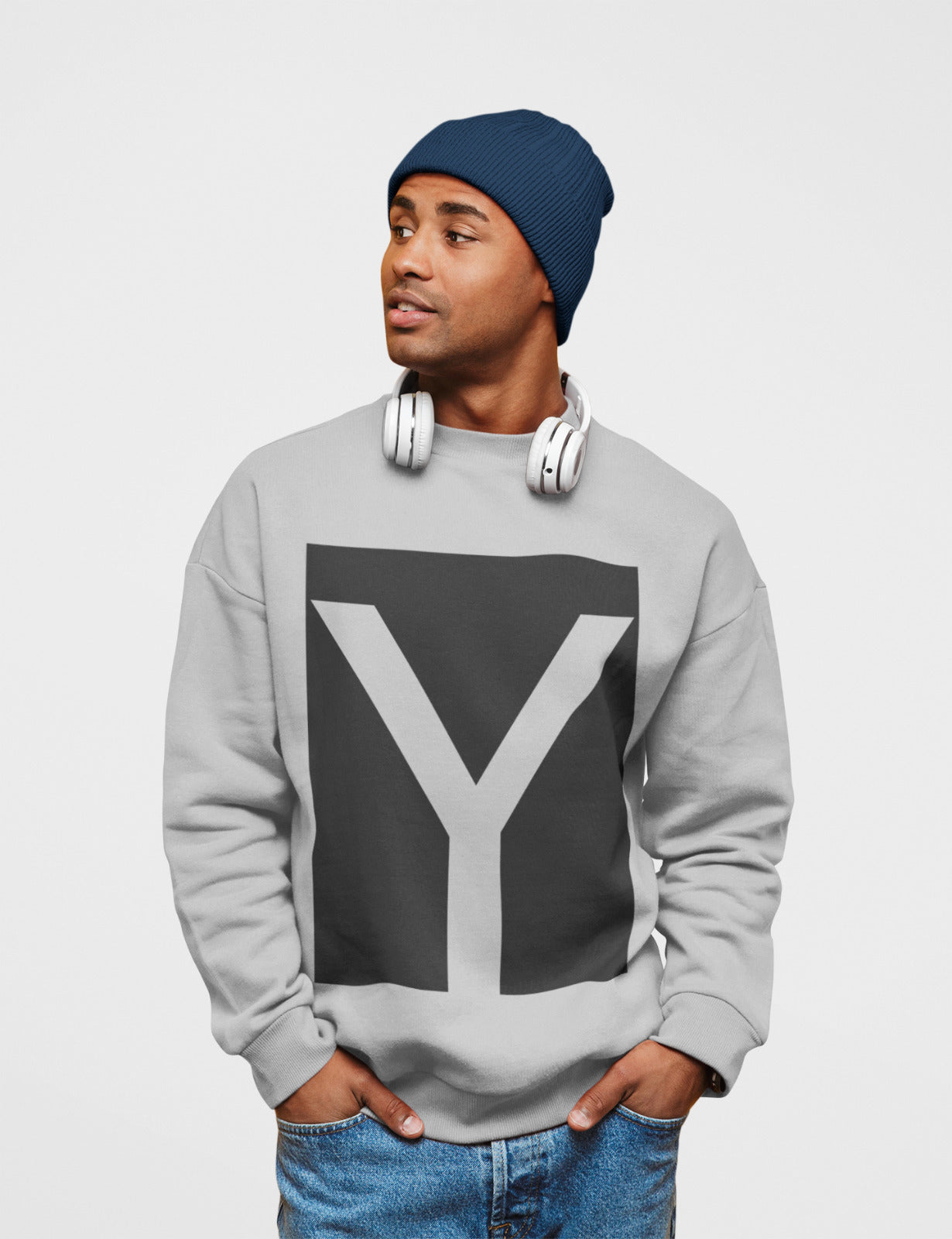 Show Your Pride: Men's Y Logo Crewneck Sweatshirt