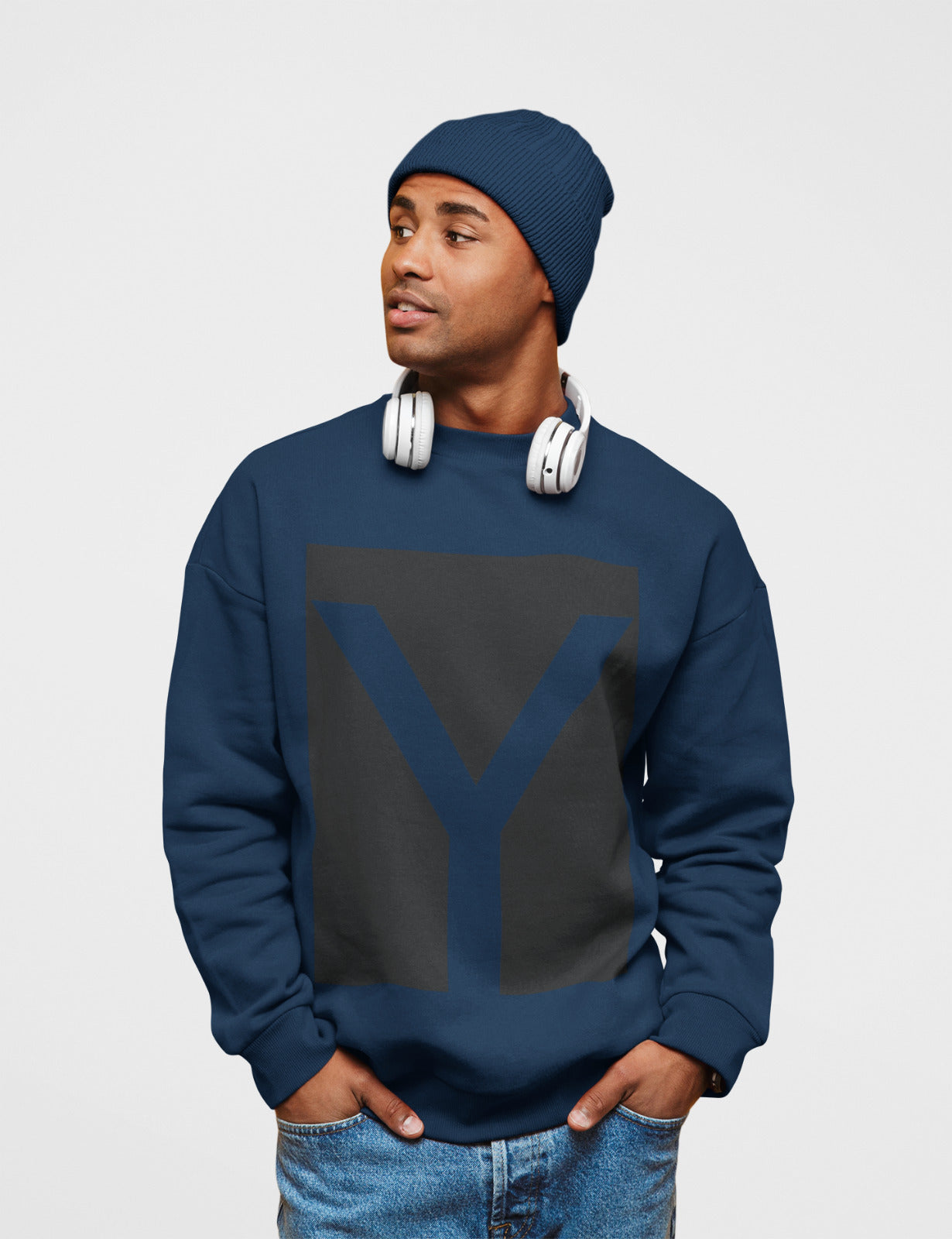 Show Your Pride: Men's Y Logo Crewneck Sweatshirt