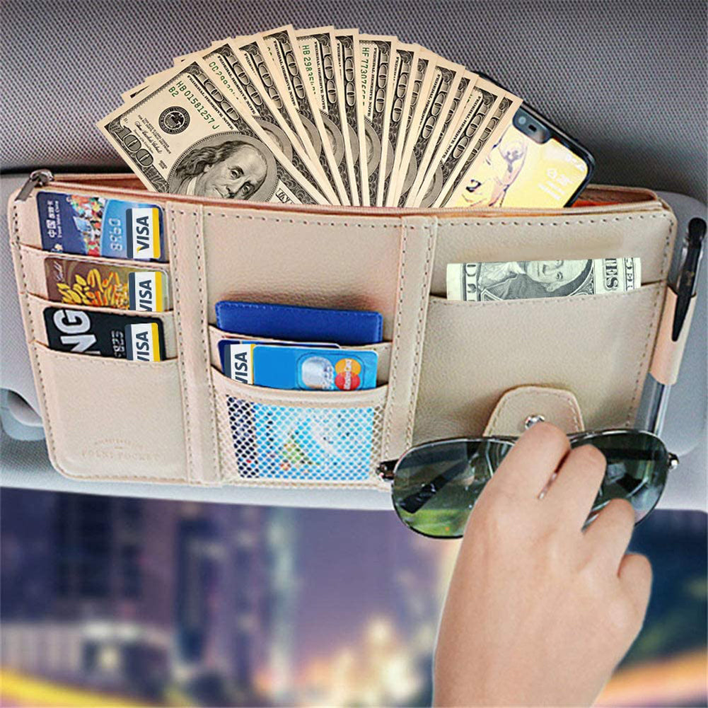 car organizer with zip compartment