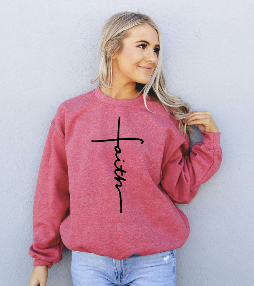 Faith Sweatshirt: Wear Your Inspiration in Comfort and Style