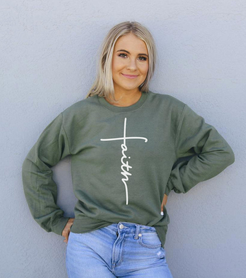 Faith Sweatshirt: Wear Your Inspiration in Comfort and Style