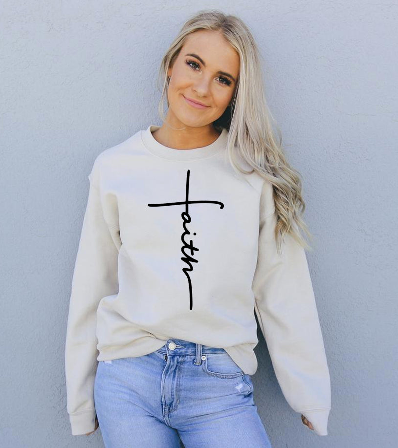 Faith Sweatshirt: Wear Your Inspiration in Comfort and Style