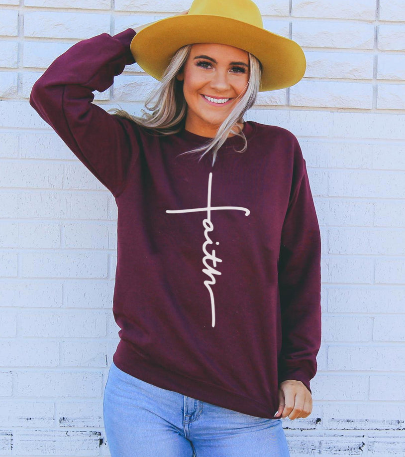 Faith Sweatshirt: Wear Your Inspiration in Comfort and Style