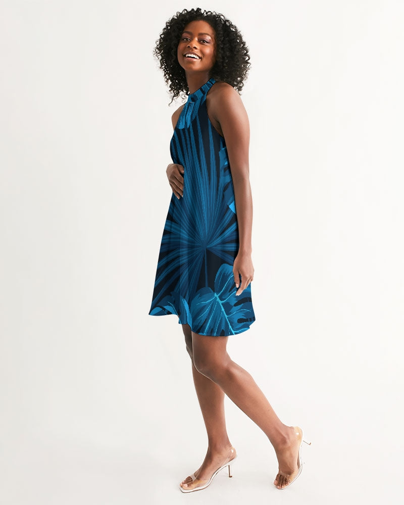 Find Your Coast® Headed South Casual Halter Dress