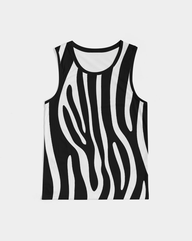 Graphic Zebra Men's Tank Top