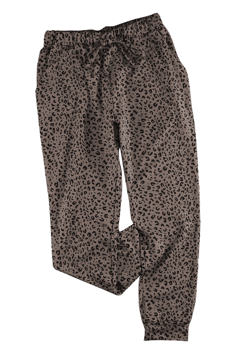 Black Breezy Leopard Joggers