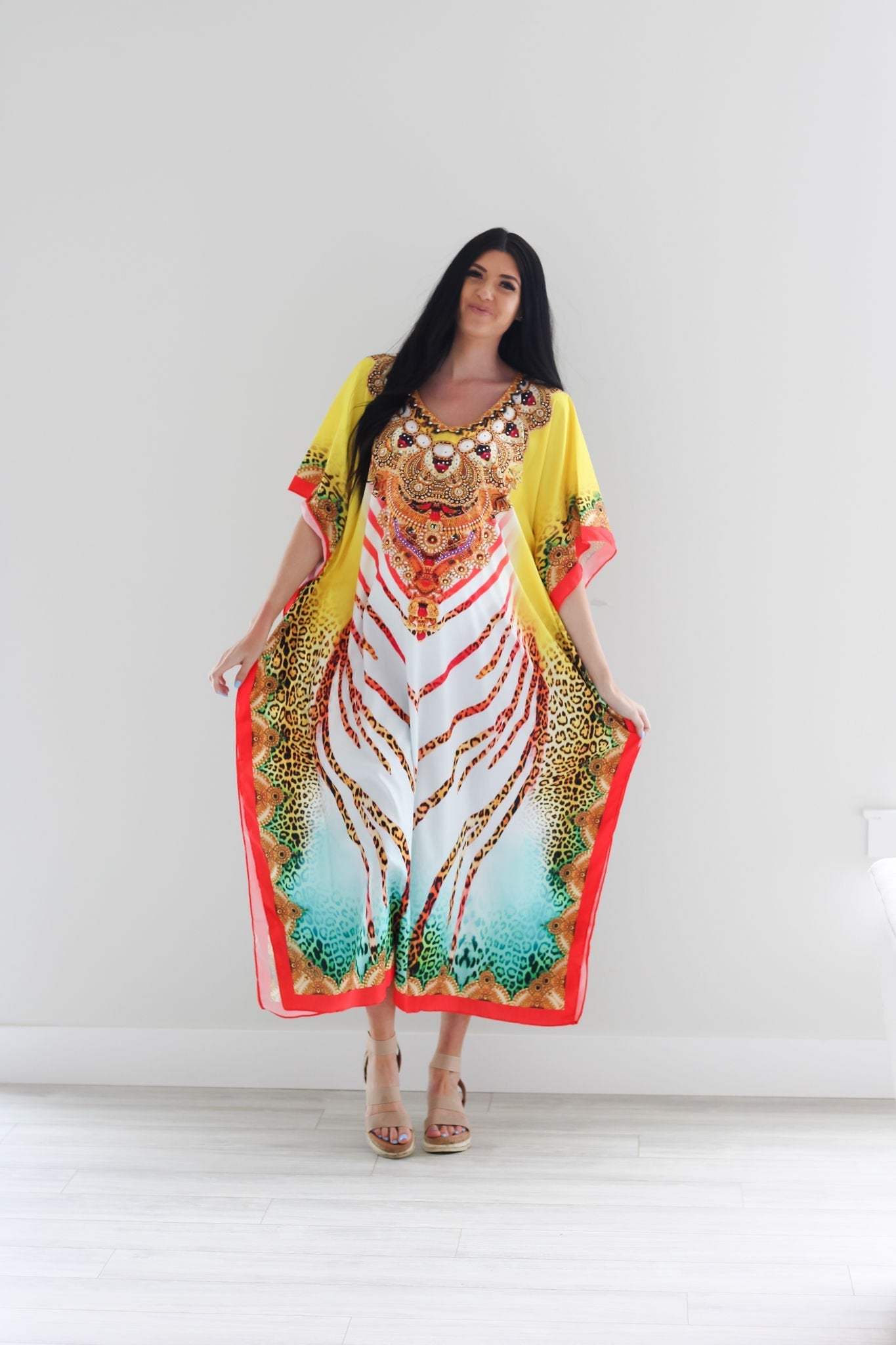 Traditional Kaftan Dress, Tribal Kaftan, Gypsy Caftan Dress, African