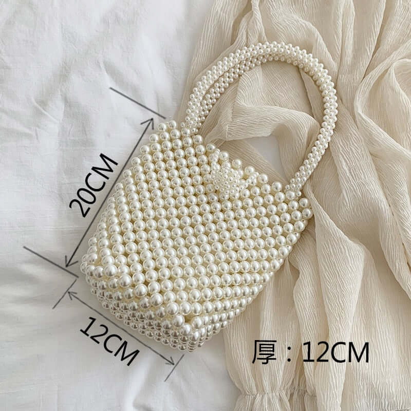 Mini Pearl Beaded Handmade Bags Vintage