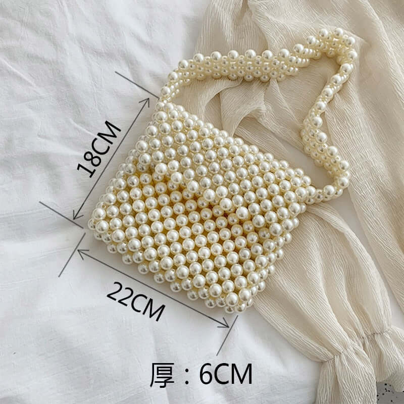 Mini Pearl Beaded Handmade Bags Vintage